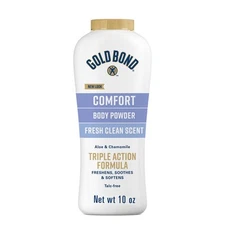 Gold Bond Ultimate Comfort Body Powder 10 oz. (Pack of 1), Talc-Free Formula