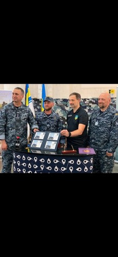 Envelopes and Postcards Corvette F211 «Hetman Ivan Mazepa» with 4 signatures - Picture 11 of 12