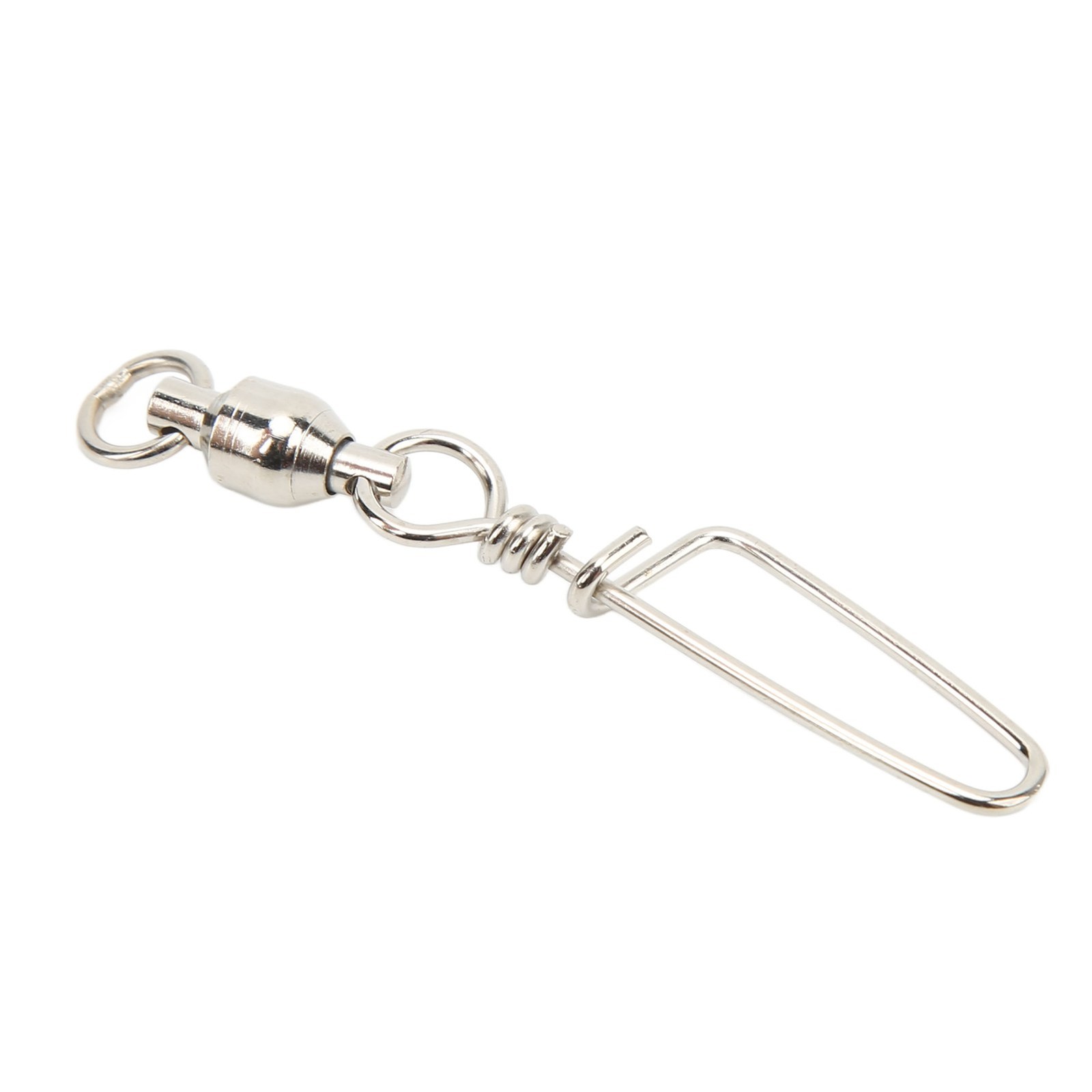 :(6)20PCS Fishing Snap Swivels Stainless Steel High Strength B Type Ball.