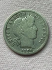 1906 D Barber silver dime a extra fine coin , plus a surprise