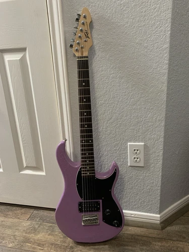 🎸  Peavey Rockmaster Electric Guitar - Purple Lavender Pink Metallic Sparkles