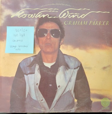 Graham Parker Howlin Wind Vinyl Record VG+/G+ 6360129 1976 