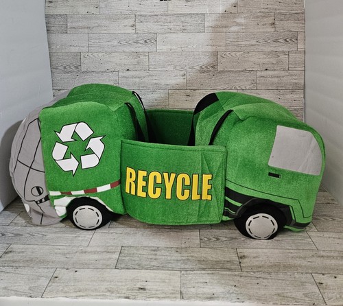 Garbage Recycling Truck Costume Lights Up and Sounds Kids Size 3-7 working
