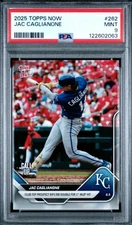 2025 Topps Now Jac Caglianone #262 Royals PSA 9