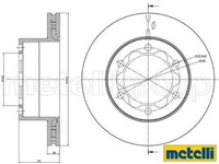 2X Bremsscheibe Metelli 23-0880 2 Bremsscheiben Hinterachse Hinten