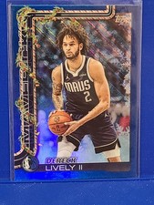 Dereck Lively II 2025-26 Topps Holiday Blue Metallic Glitter #H139