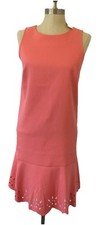 NWT Loft Sleeveless  Dress Peach Color-lace Detailed size 6