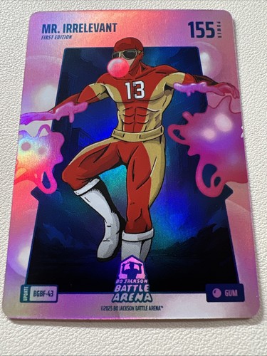 Bo Jackson Battle Arena Alpha BROCK PURDY MR. IRRELEVANT 49ERS Gum SP BGBF-43