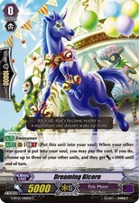 Vanguard TCG card G-BT05/088EN C Dreaming Bicorn Moonlit Dragonfang
