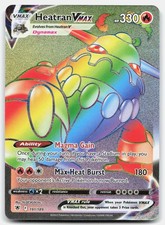 Heatran VMAX 191/189 Rainbow Rare Astral Radiance Pokemon Holo Near Mint on eBay