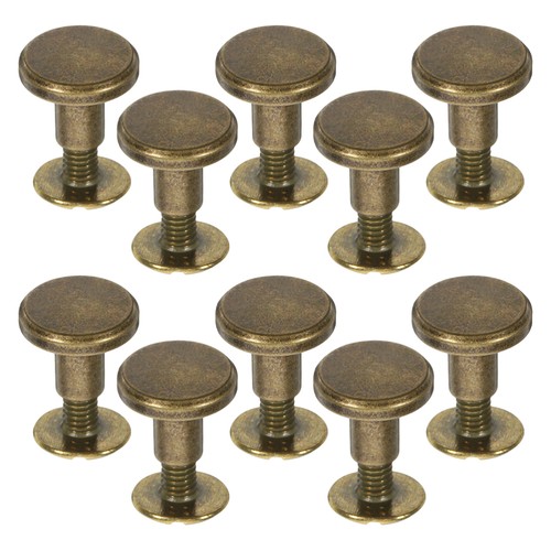 10 Pcs Ledger Book Mother-in-law Rivets Beach Bag Accessories Belt Screw - Picture 3 of 12