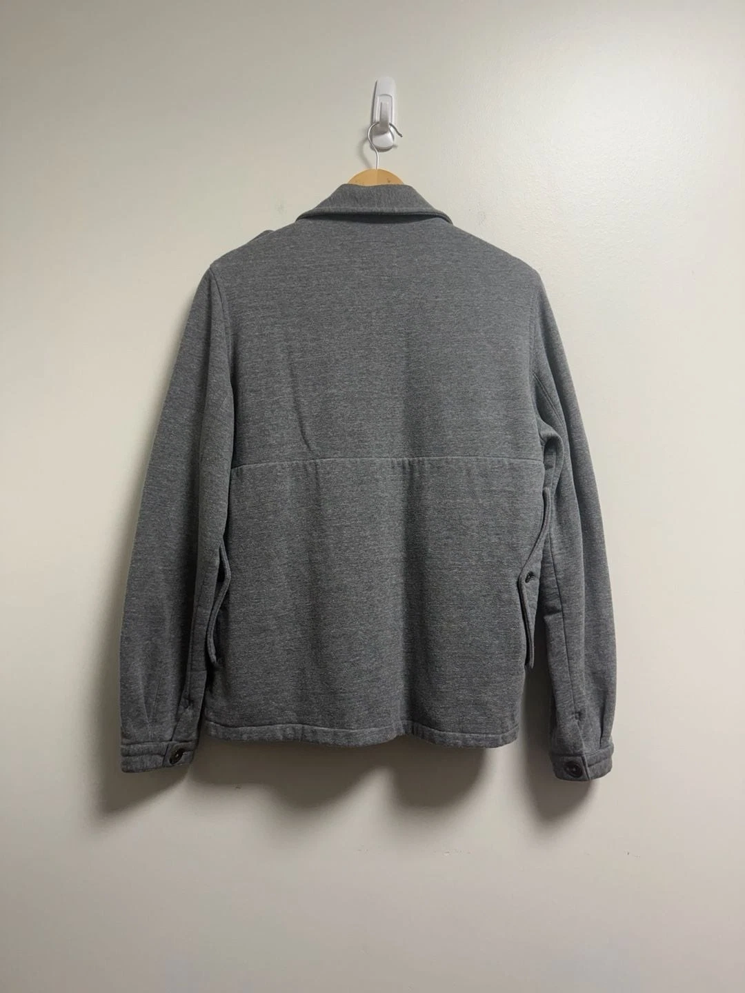 WvG Wolf vs GOAT Grey Knit Field Jacket image 3