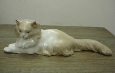 NAO by LLADRO Angora Persian Cat Vintage Porcelain Figurine (Retired)