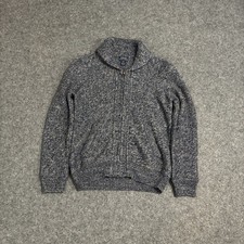 Polo Ralph Lauren Jacket Boys Medium 10-12 Full Zip Shawl Collar Blue Youth