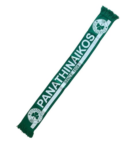 Panathinaikos Scarf Reversible Knitted Basketball Football Scarf Athens Greece - Picture 4 of 6