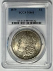 1879 MORGAN DOLLAR PCGS MS 63 / TONED