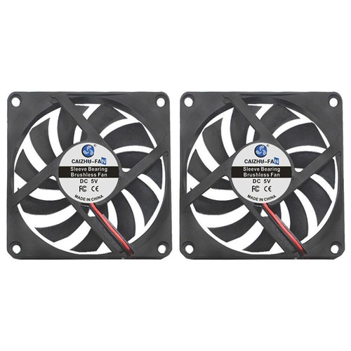 2/4pcs DC12V Cooling Computer Case Fan 80/70/60/50/40/30/25mm for 3D PC Printer - Afbeelding 56 van 58
