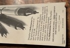 Vtg NIP Fine Point BLACK Sheaffer People's Cartridge Fountain Pen Chrome Trim — photo 5