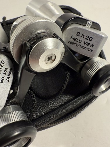TASCO BINOCULARS NO. 502, 8x20, Light Weight, Coated Optics, Japan, With Case - Picture 6 of 12