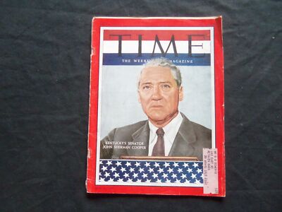 1954 JULY 5 TIME MAGAZINE - KENTUCKY SENATOR JOHN SHERMAN COOPER - T 1441