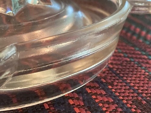 Fireking Juice Reamer clear glass side spout kitchen tool tab handle vintage - Picture 7 of 12