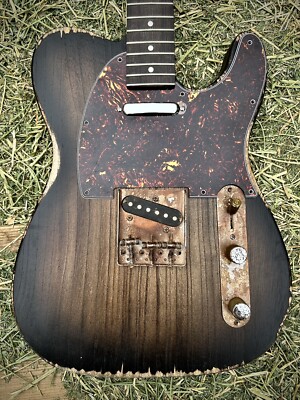 Tabaco Burst Pistols Crown Barncaster Tele GUITAR BODYONLY PARTCASTER USA MADE