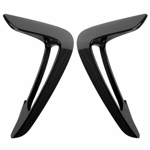 2 Kühlergrill Kotflügel Schwarz Hochglanz BMW 4er F32 F33 F36 Coupe Cabrio Gran Coupe - Bild 2 von 4