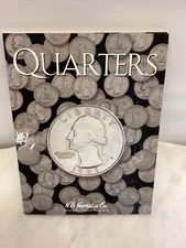 Whitman H.E. Harris Quarter Plain Folders Coin Folder used Free Shipping