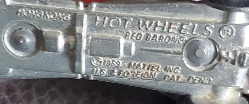 Casco de colección 1969 Hot Wheels Red Baron Car Rat Rod Roadster  Foto 2 de 4
