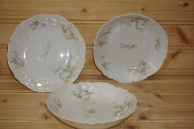 Haviland 1030-1 Theo (3) Fruit or Dessert Bowls  (S51)