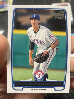 2012 1st Bowman Draft Picks #BDPP32 Joey Gallo Rookie Texas Rangers QTY!!!  