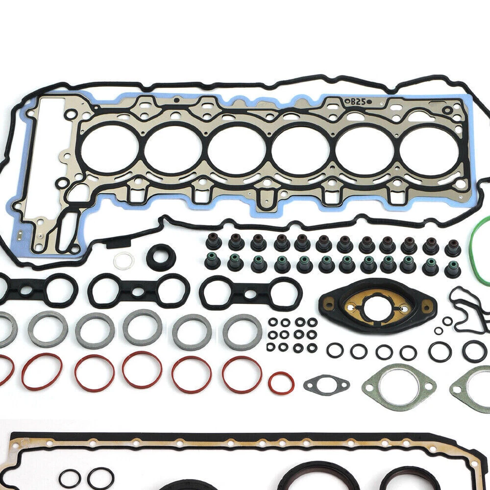 Engine Overhaul Gaskets Seals Kit For BMW 323i 525i E90 E60 E83 E84 E89 N52 2.5L - Image 2 of 4