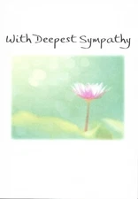 BLUE MOUNTAIN ARTS "WITH DEEPEST SYMPATHY" SYMPATHY CARD
