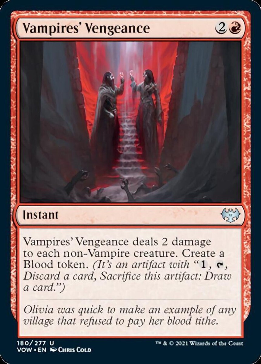 Magic MTG Vampires' Vengeance [Innistrad: Crimson Vow] | eBay