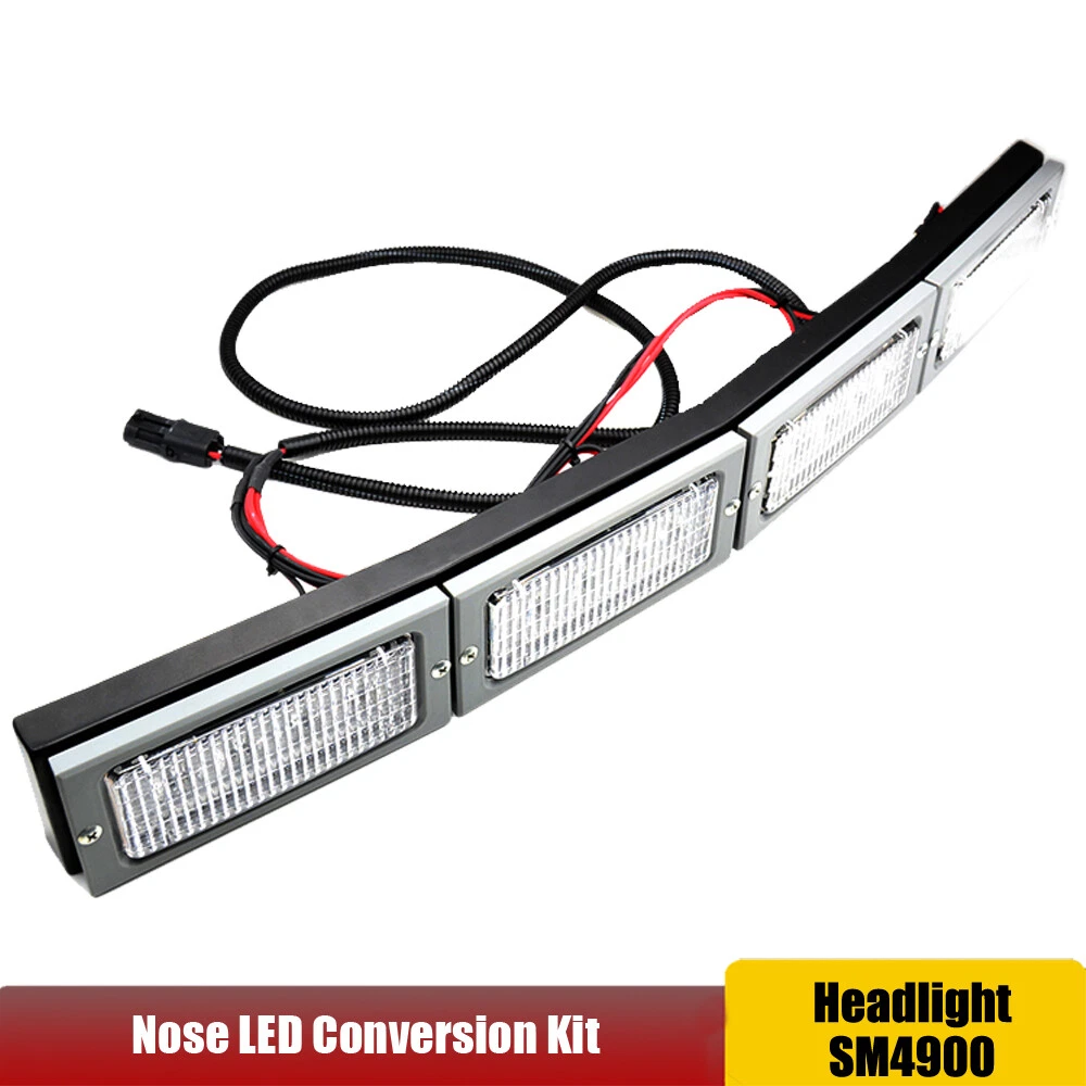 LED Hood Light Conversion Kit 4Pcs Headlight For John Deere Tractors 4650 4850