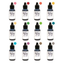 Ranger Simon Hurley Creates Ink Pad Reinkers- Set Bundle of 12 Colors IN STOCK