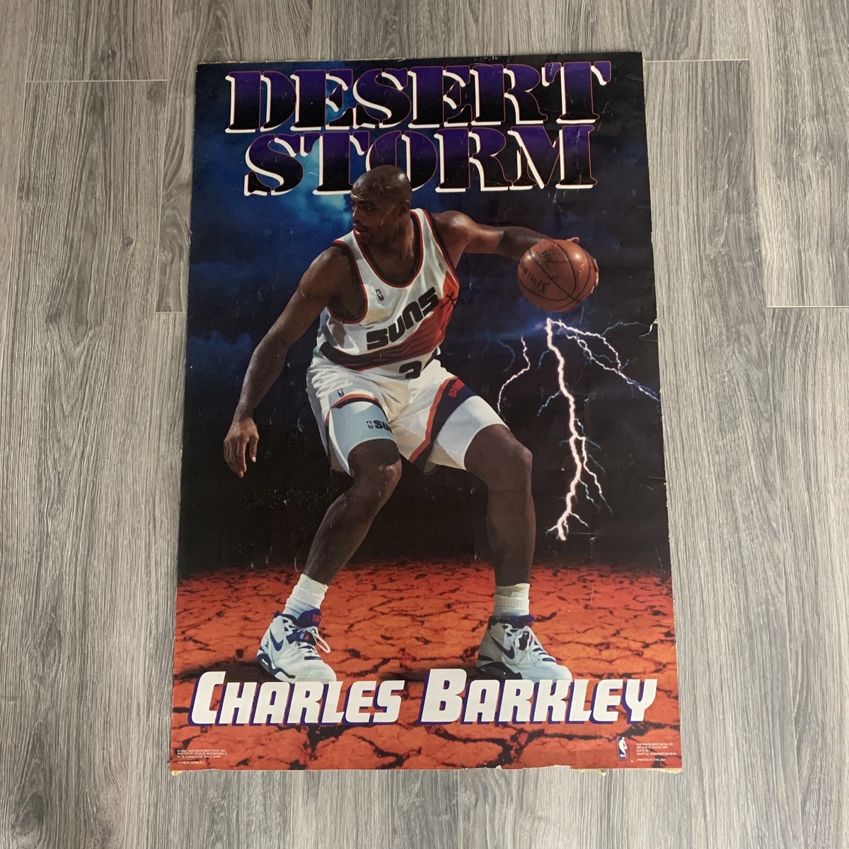 Charles Barkleyusaバスケ 非売品ポスター Charles Barkley usaバスケ