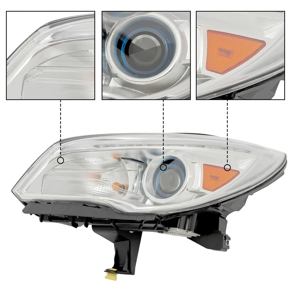Headlight For 2013-2017 Buick Enclave, Left Driver Side HID/Xenon Headlight Lamp Foto 3 de 4