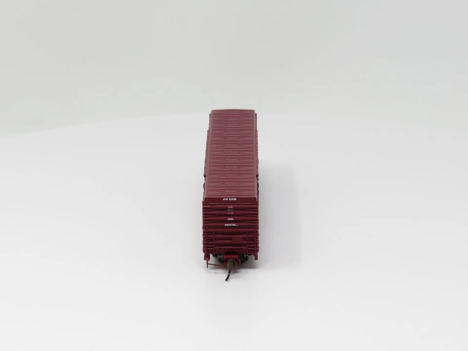 Atlas 50004074 Atchison Topeka y Santa Fe BX-166 vagón de carga escala N Foto 2 de 4
