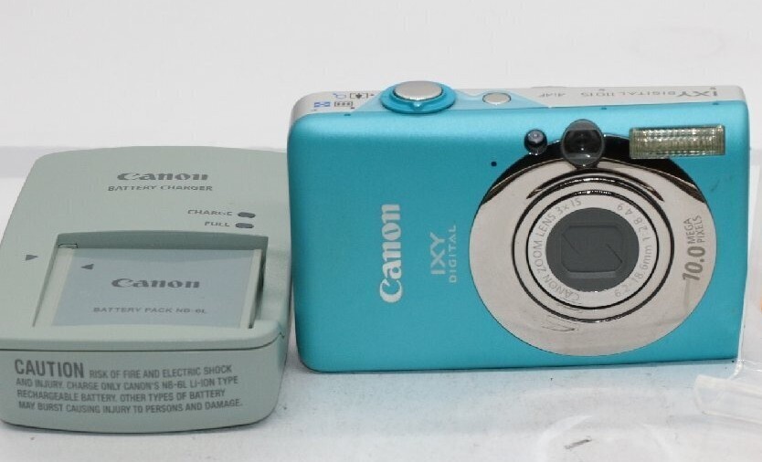 Excellent ] Canon IXY DIGITAL 110 IS Blue Compact Digital
