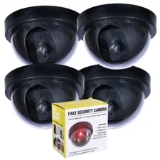 Fake Eyes In the Sky: Four-pack of fake dummy home security cameras