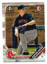 RYAN ZEFERJAHN 2019 Bowman Draft #BD16 RC BOSTON RED SOX