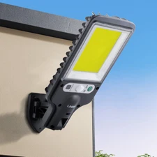 Commercial 99999999LM LED Outdoor Dusk to Dawn Solar Street Light Yard Road Lamp
