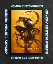 Scorpion Mortal Kombat Video Game Poster Print - No Frame