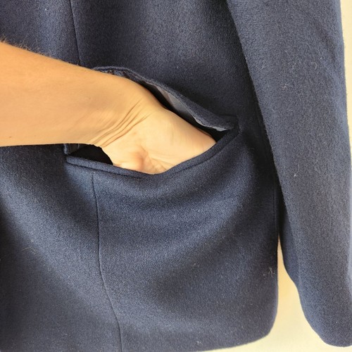 Pendleton 100% Wool Navy Blue Blazer Jacket Vintage Career Virgin Wool Women's 8 - Picture 3 of 7