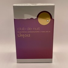 Club De Nuit UNTOLD By Armaf Eau De Parfum UNISEX Spray 3.6oz  NEW  SEALED