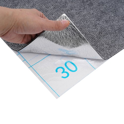 Riduzione Rumore 20 Pezzi Tappeto Quadrato Peeling E Stick Pavimento Tappeto Autoadesivo - Foto 14 di 14