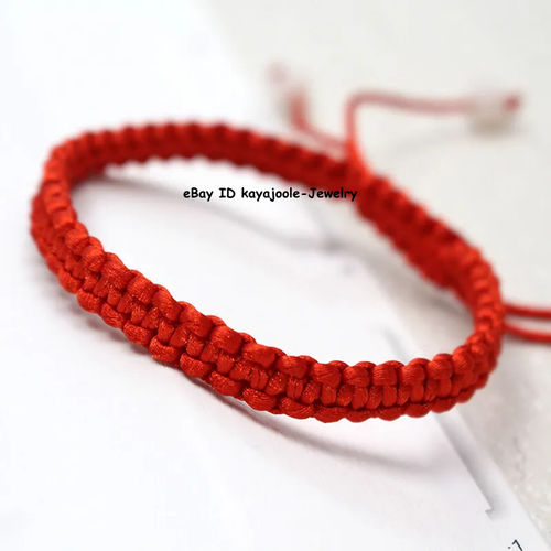 Best Gift Hot Men Women Lucky Full Handmade Unique Red Cord Knitted Bracelet
