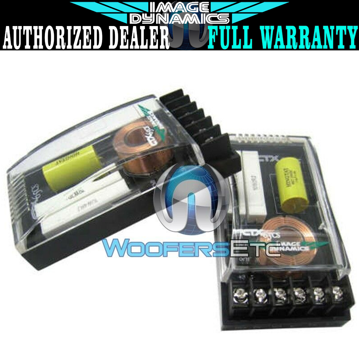2 pcs. CTX-C4 IMAGE DYNAMICS 2-WAY SPEAKERS TWEETERS CAR AUDIO