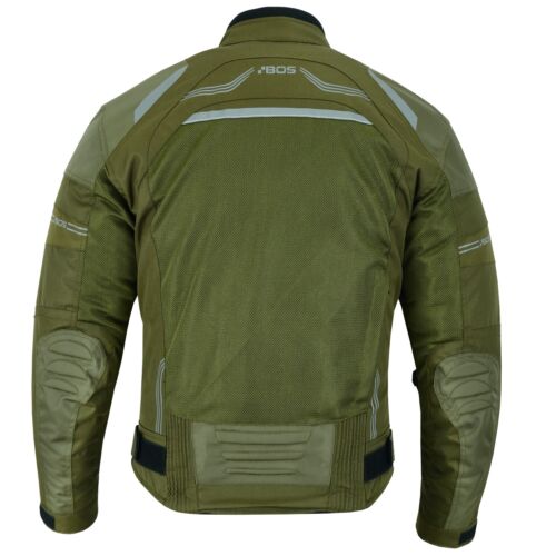 Herren Motorrad Jacke Motorrad Sommer Jacke Biker Motorrad Textil Jacke Neu - Picture 9 of 17